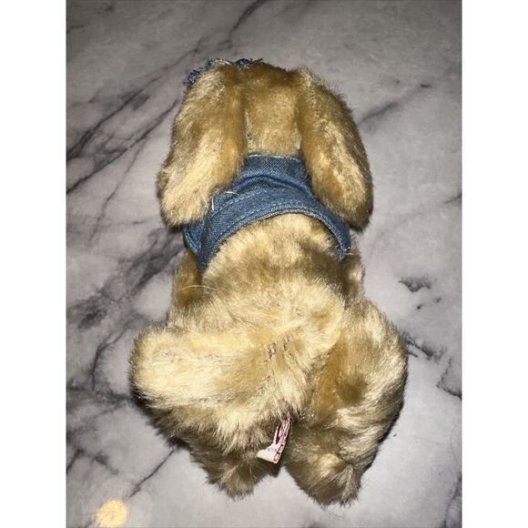 2000 VINTAGE TY Attic Treasures Casey Dog Plush Jointed terrier golden retriever - Picture 5 of 8